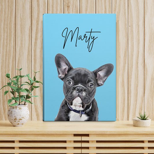 Custom Pet Portraits - Your Cat or Dogs Photo Personalized into a Work of Art